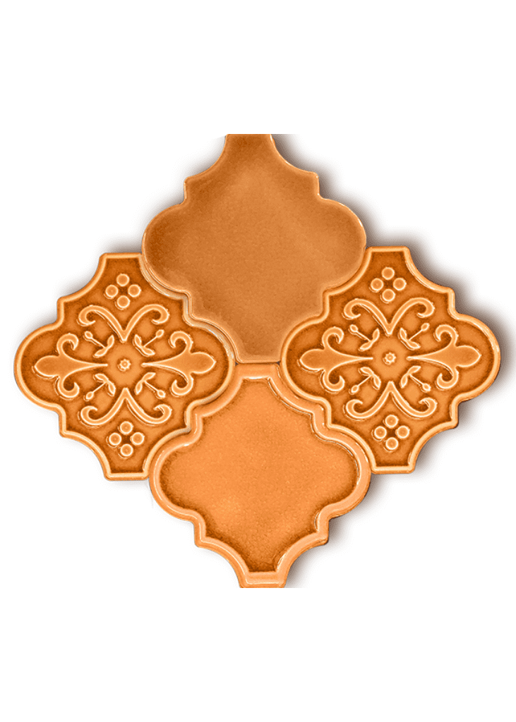 Arabesk Seramik-07- 12x12 Arabesk Düz Çiçek Kenar Rölyef Sarı Çini Seramik, Türk Hamam Seramikleri, İznik çini karo, Kütahya çini seramik, Çini desen seramik